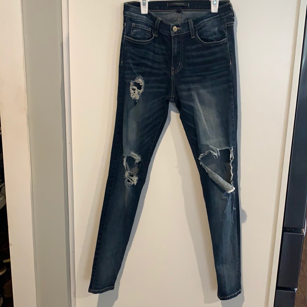 Flying money jeans